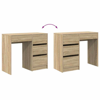 Stůl Sonoma Dub Kompozitní Dřevo 90 X 37.5 X 75 Cm