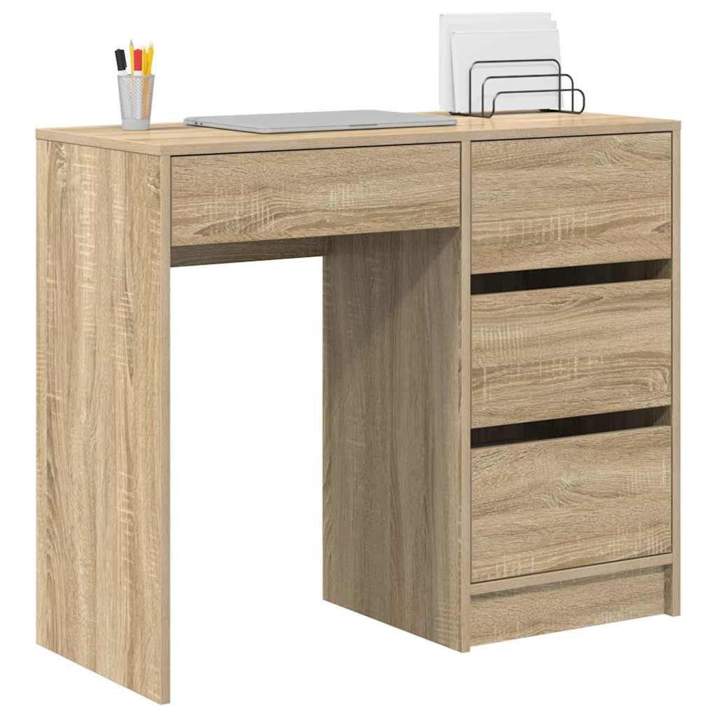 Stůl Sonoma Dub Kompozitní Dřevo 90 X 37.5 X 75 Cm