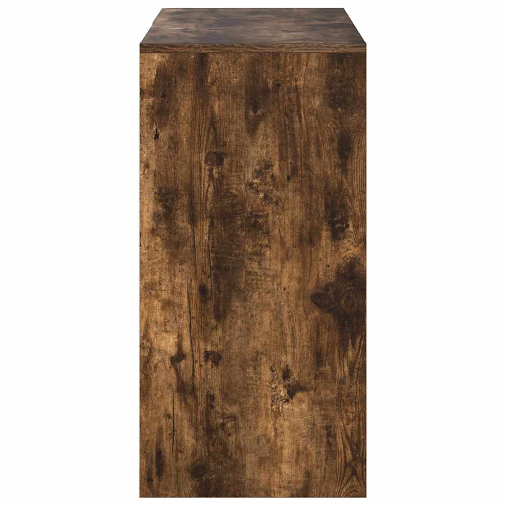 Stůl Kouřový Dub Kompozitní Dřevo 90 X 37.5 X 75 Cm