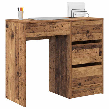 Stůl Staré Dřevo Kompozitní Dřevo 90 X 37.5 X 75 Cm