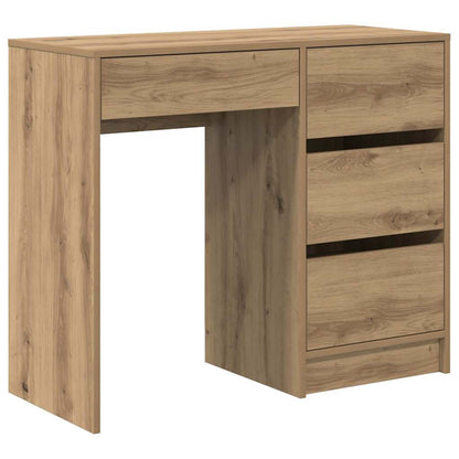 Stůl Artisanový Dub Kompozitní Dřevo 90 X 37.5 X 75 Cm