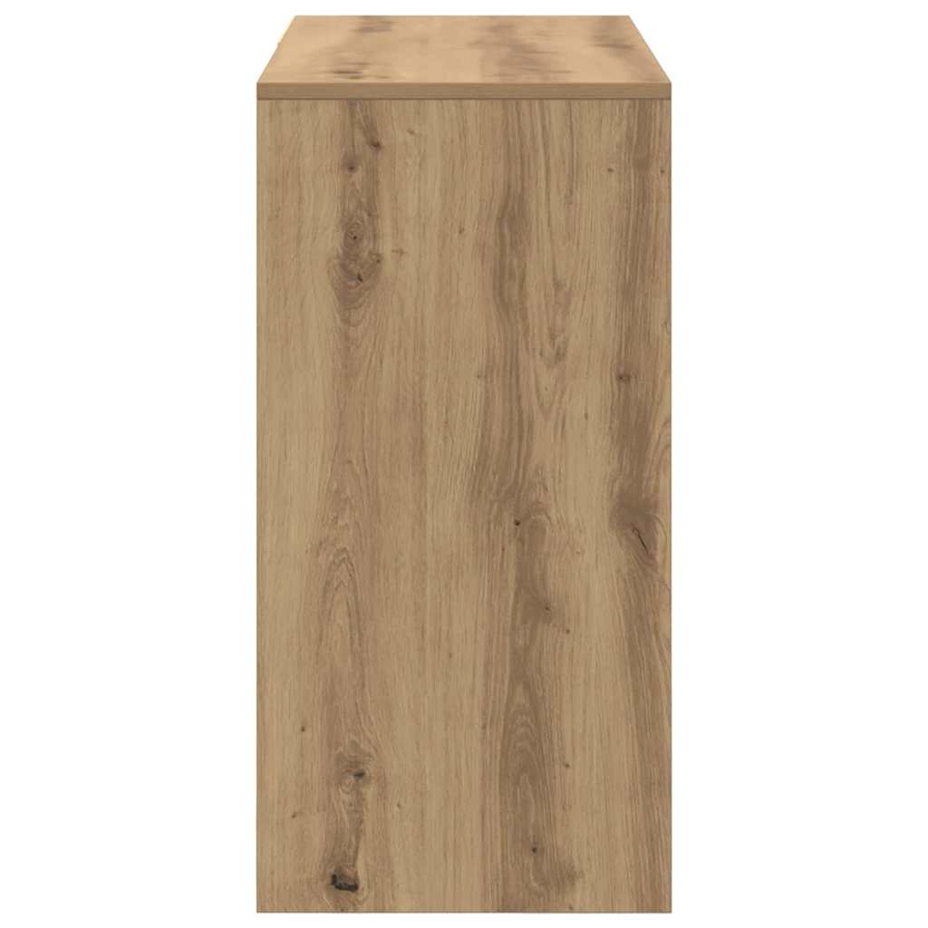 Stůl Artisanový Dub Kompozitní Dřevo 90 X 37.5 X 75 Cm