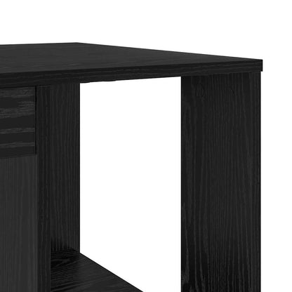 Stůl Černý Dub Kompozitní Dřevo 130 X 50.5 X 75 Cm