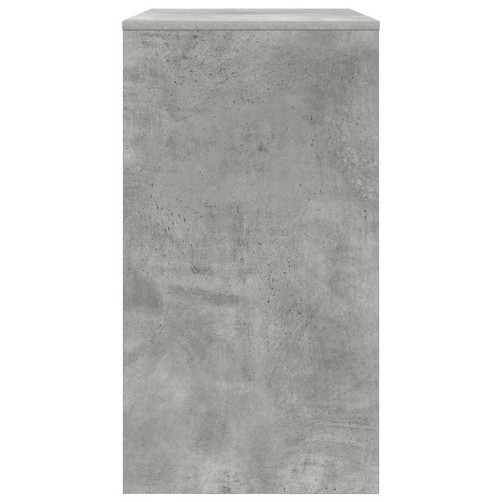 Stůl Betonově Šedá Kompozitní Dřevo 77,5 X 43 X 79 Cm