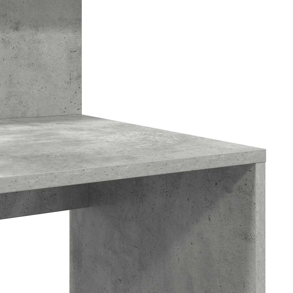 Stůl Betonově Šedá Kompozitní Dřevo 90 X 48 X 101,5 Cm