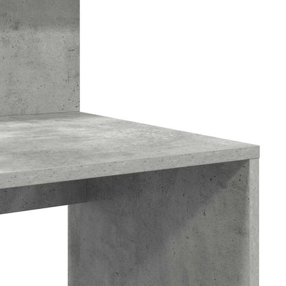 Stůl Betonově Šedá Kompozitní Dřevo 90 X 48 X 101,5 Cm