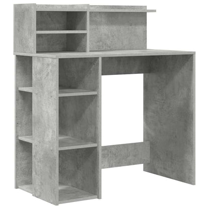 Stůl Betonově Šedá Kompozitní Dřevo 90 X 48 X 101,5 Cm