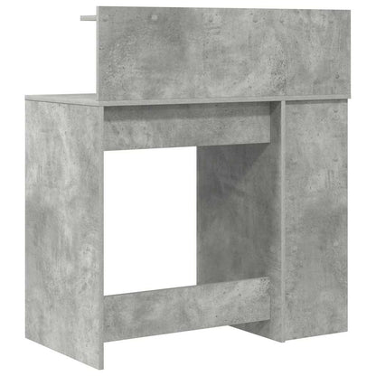 Stůl Betonově Šedá Kompozitní Dřevo 90 X 48 X 101,5 Cm