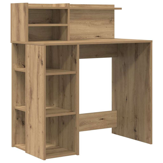 Stůl Artisanový Dub Kompozitní Dřevo 90 X 48 X 101,5 Cm