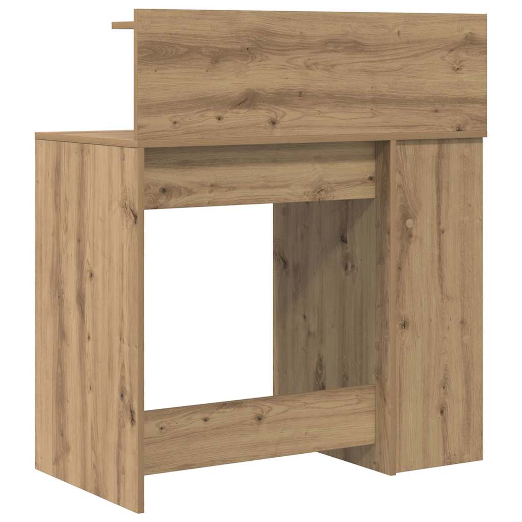 Stůl Artisanový Dub Kompozitní Dřevo 90 X 48 X 101,5 Cm