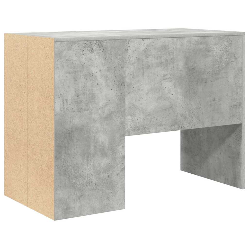 Stůl Betonově Šedá Kompozitní Dřevo 102 X 50 X 75 Cm