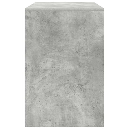 Stůl Betonově Šedá Kompozitní Dřevo 102 X 50 X 75 Cm