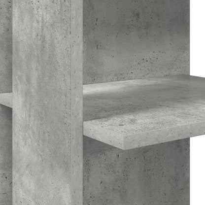 Rohový Psací Stůl Betonově Šedá Kompozitní Dřevo
