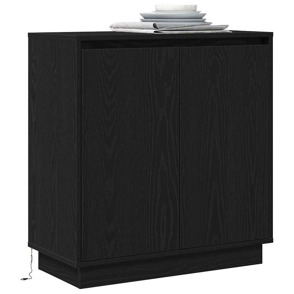 Led Komoda 71 X 34,5 X 75 Cm Kompozitní Dřevo