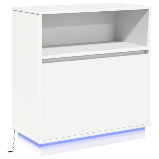 Led Komoda 71 X 34,5 X 75 Cm Kompozitní Dřevo