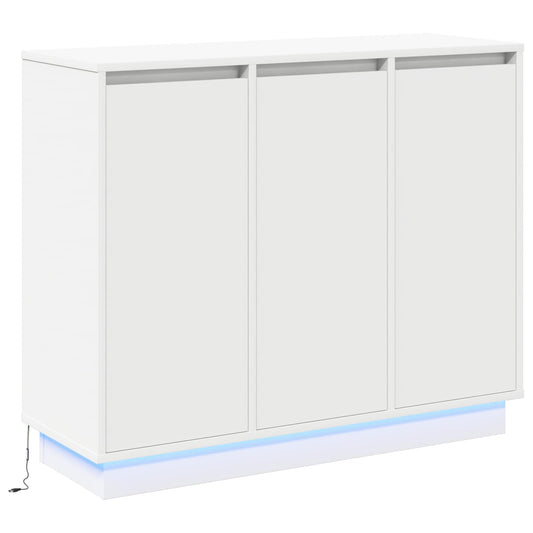 Led Komoda 90 X 32 X 75 Cm Kompozitní Dřevo