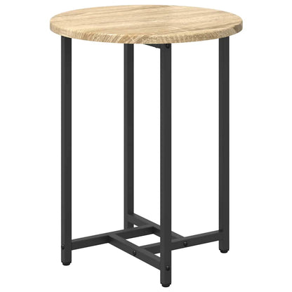 Sada Odkládacích Stolků 2 Pcs Sonoma Dub A Černá