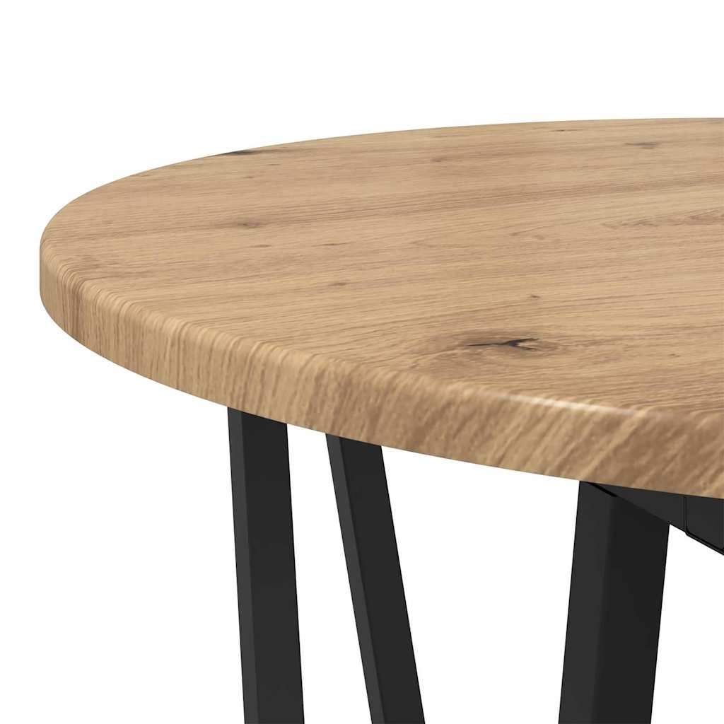 Sada Odkládacích Stolků 2 Ks Artisan Dub A Černá