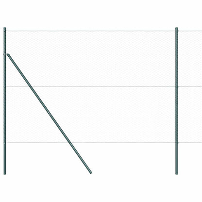 Hexagonální Kotvení Plotu 25 X 1,5 M Ocel Potažená Pvc Zelená