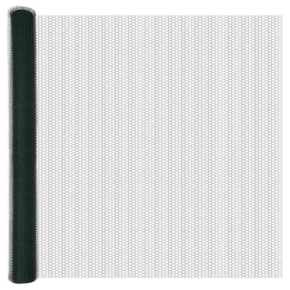 Hexagonální Kotvení Plotu 25 X 1,5 M Ocel Potažená Pvc Zelená