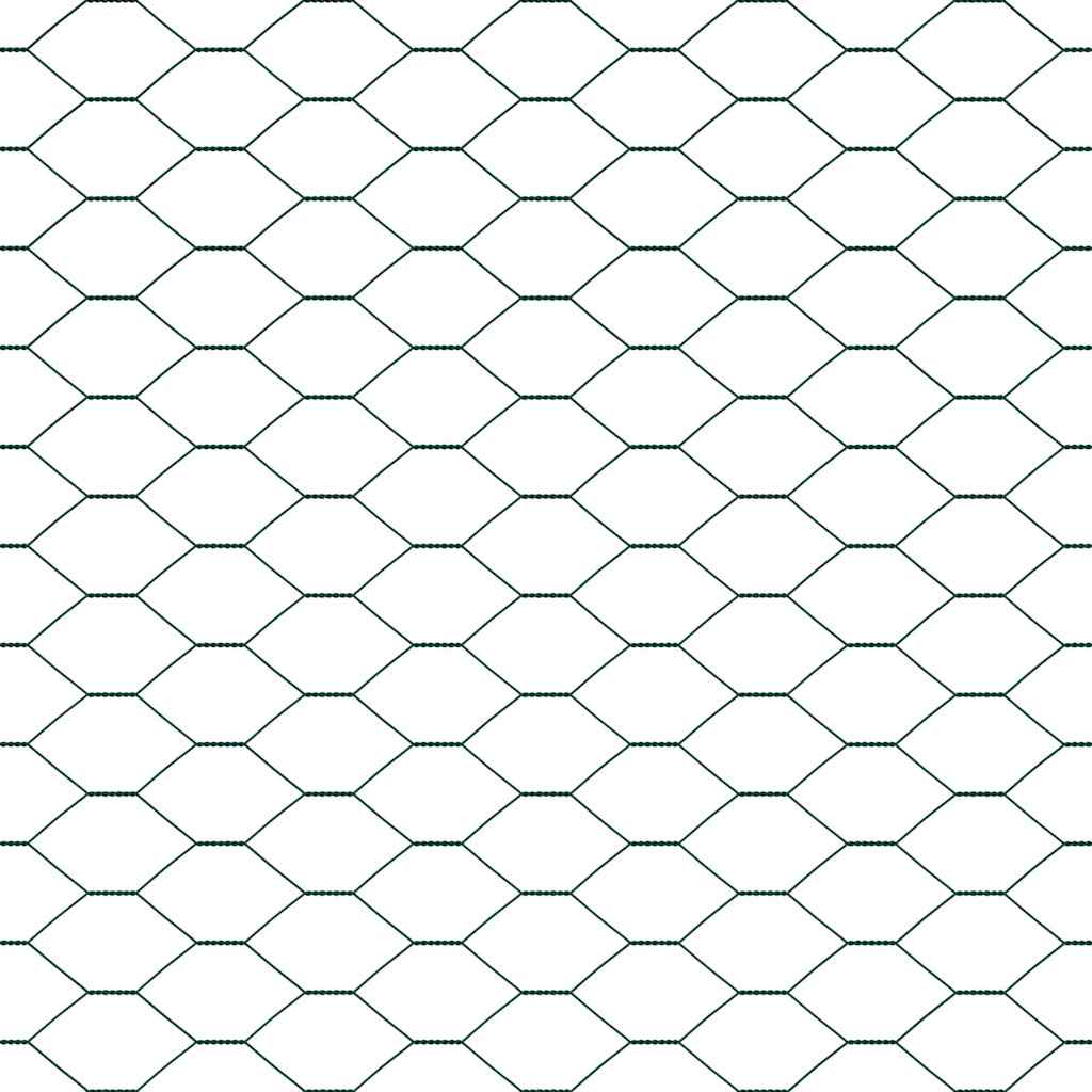Hexagonální Plot S Betonovým Základem 25 X 1,4 M Zelená