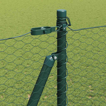 Hexagonální Plot S Betonovým Základem 25 X 1,4 M Zelená