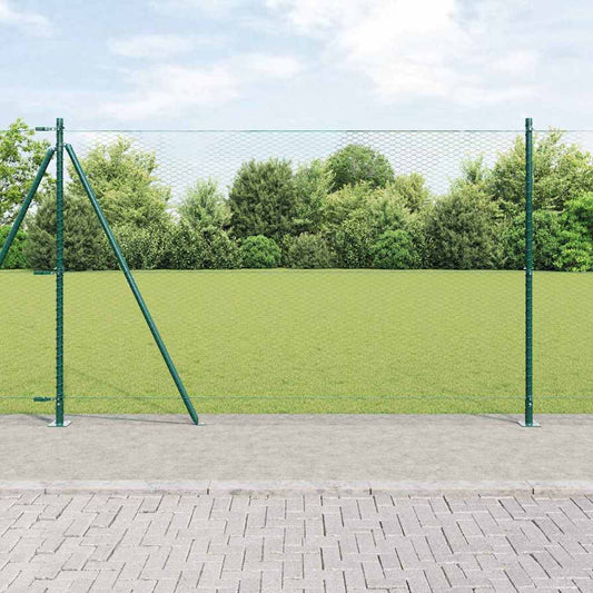 Hexagonální Plot S Betonovým Základem 25 X 1,4 M Zelená