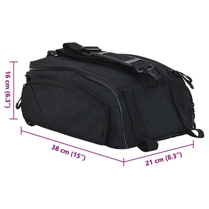 Cyklistická Taška Černá 38 X 21 X 16 Cm Polyester