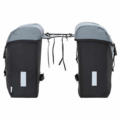 Cyklistická Taška Šedá A Černá 31,5 X 15,5 X 40 Cm Polyester