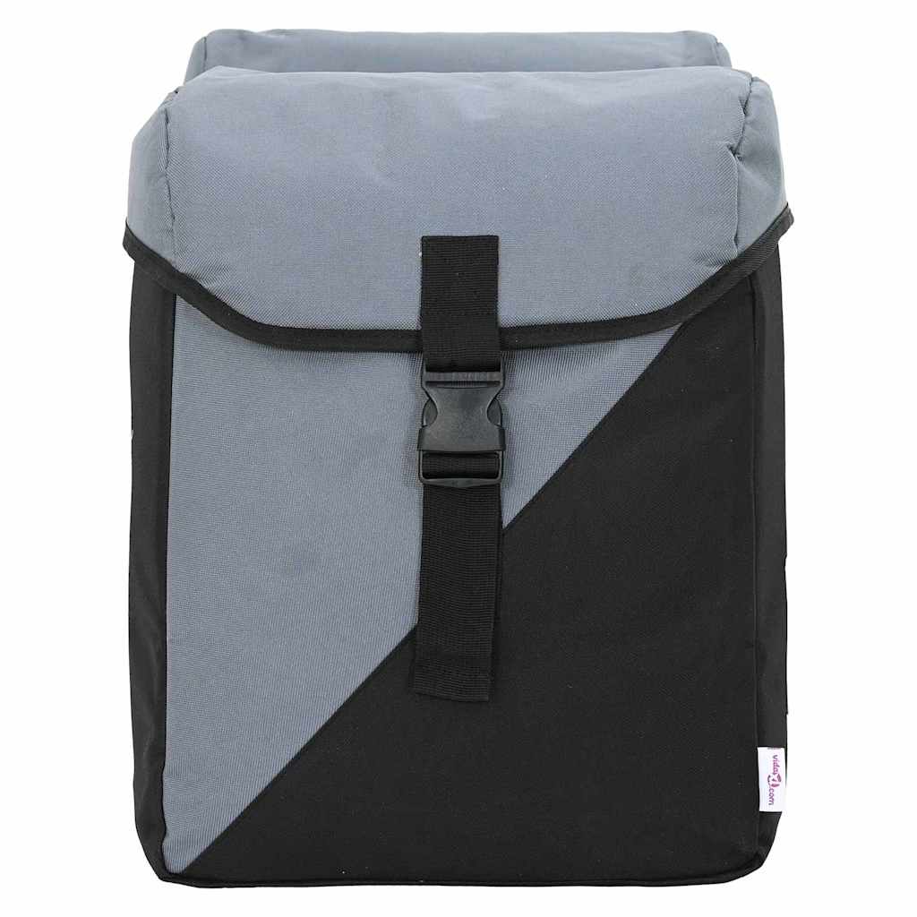 Cyklistická Taška Šedá A Černá 31,5 X 15,5 X 40 Cm Polyester