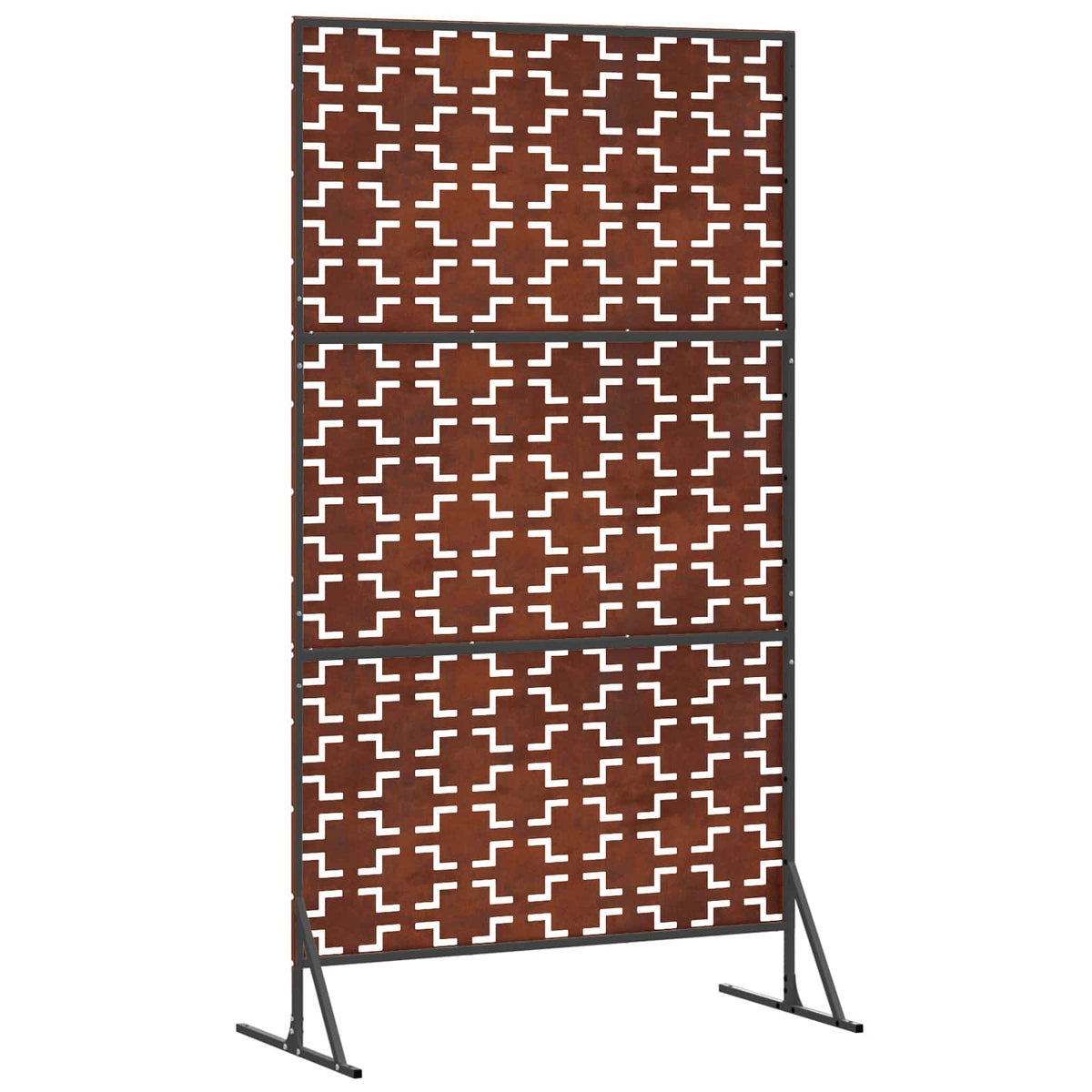 Obrazovka Pro Soukromí 100 X 50 X 180 Cm Rezavá