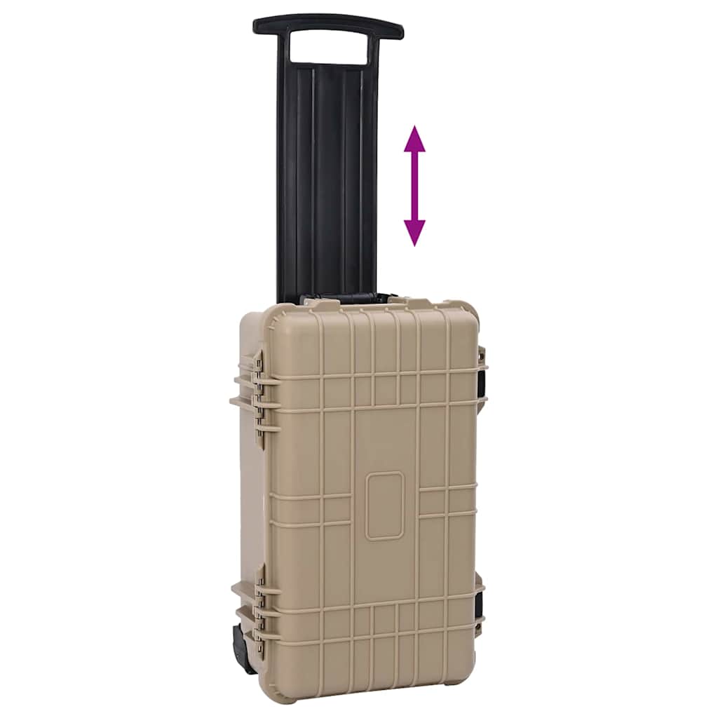 Tvrdý Kufr Písková 56 X 35 X 23 Cm Polypropylen A Abs