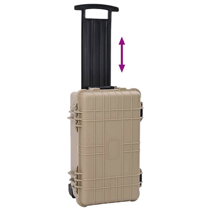 Tvrdý Kufr Písková 56 X 35 X 23 Cm Polypropylen A Abs