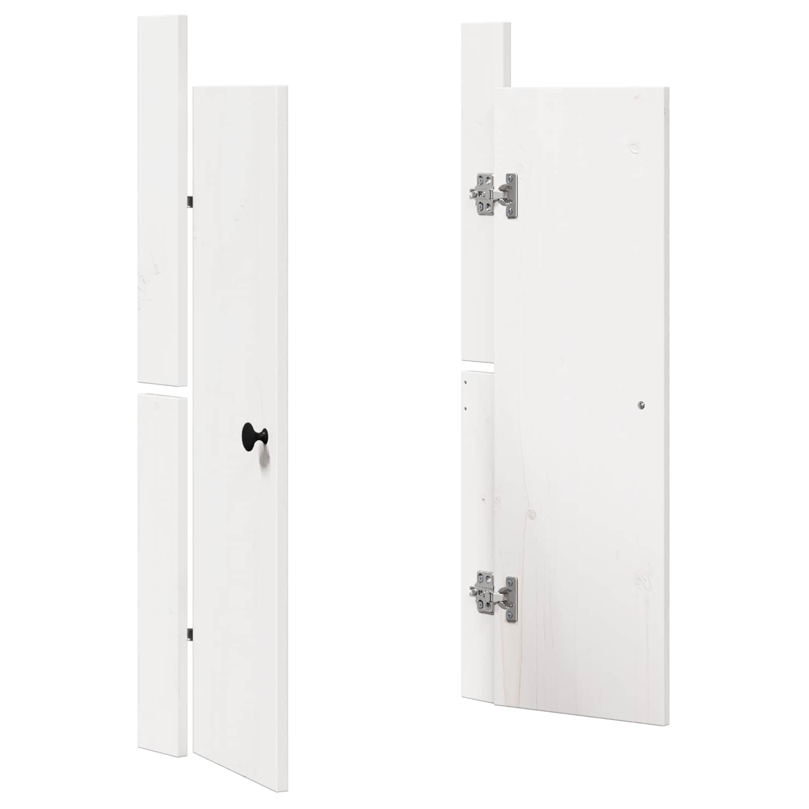 Kuchyňské Dveře Meppel 2 Pcs Bílá 50 X 9 X 82 Cm
