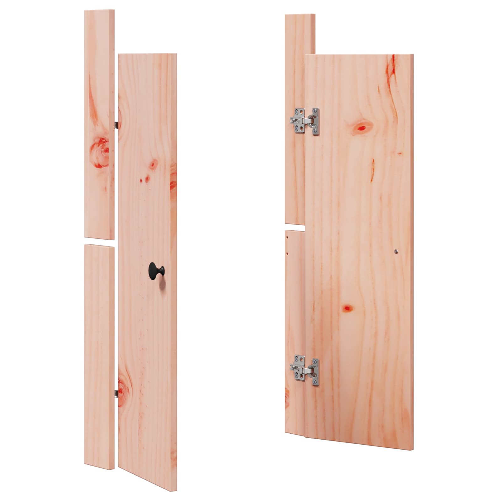 Kuchyňské Dveře Meppel 2 Pcs Hnědá 50 X 9 X 82 Cm
