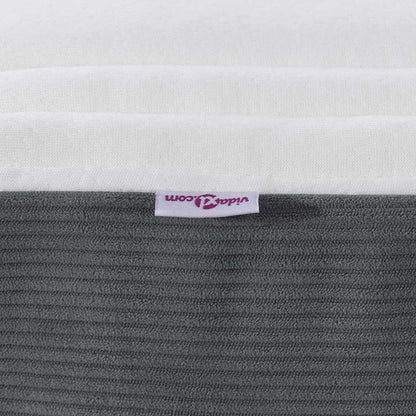 Postelová Matrace S Matrací Šedá Textil