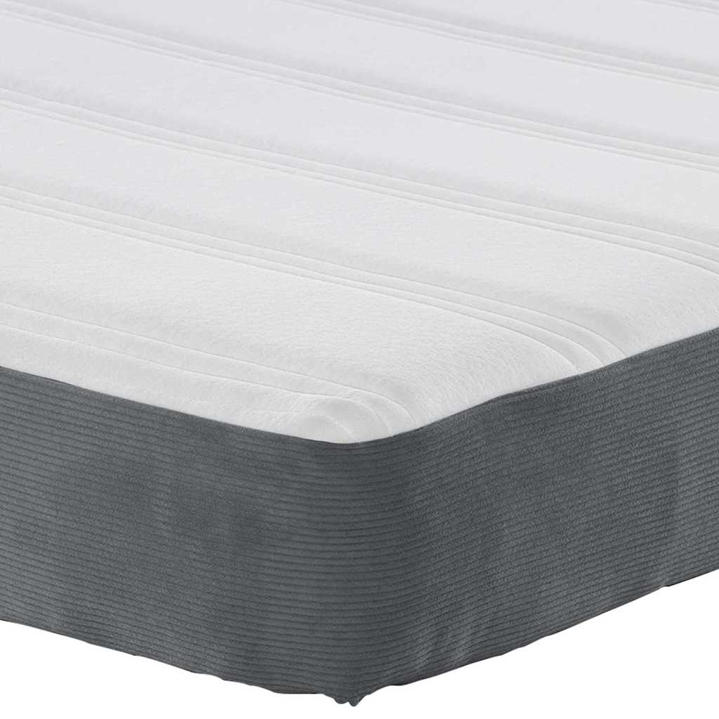 Postelová Matrace S Matrací Šedá Textil