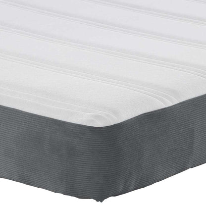 Postelová Matrace S Matrací Šedá Textil
