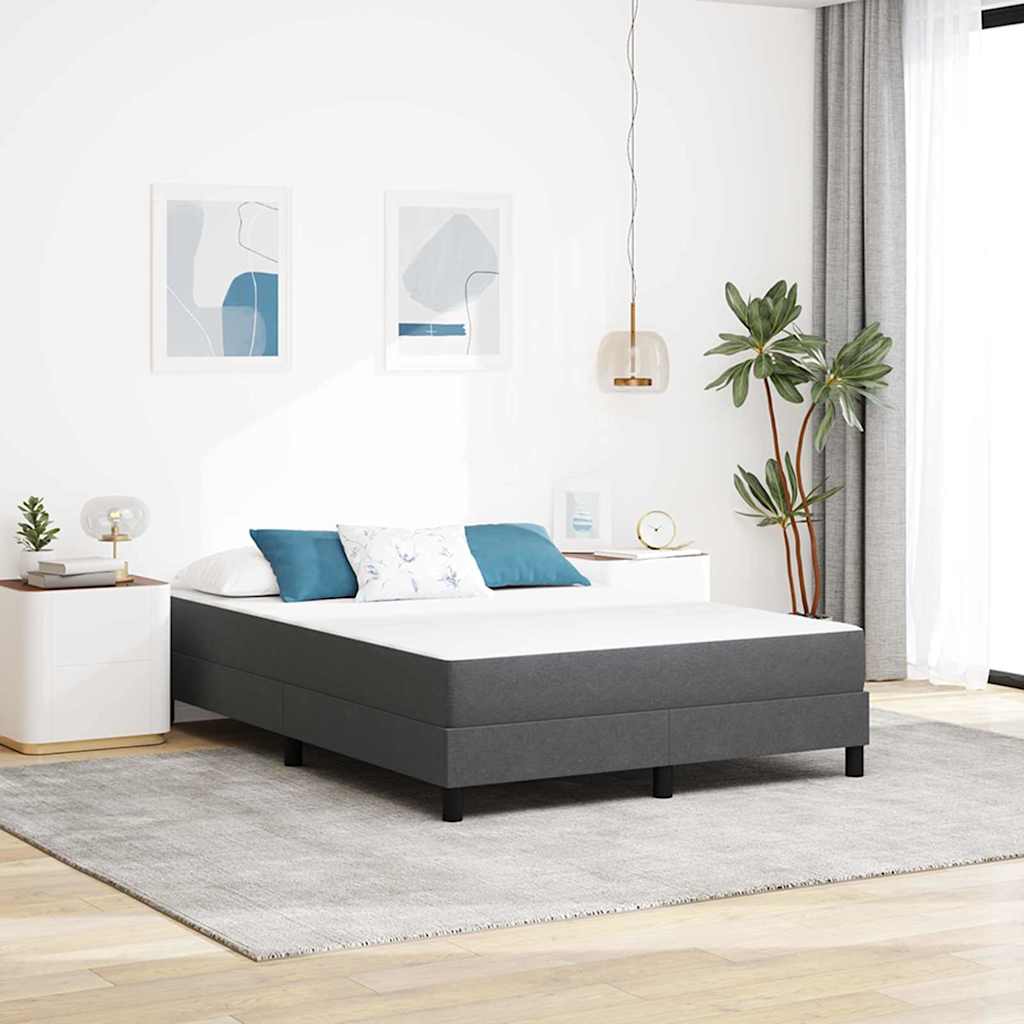 Postelová Matrace S Matrací Šedá Textil