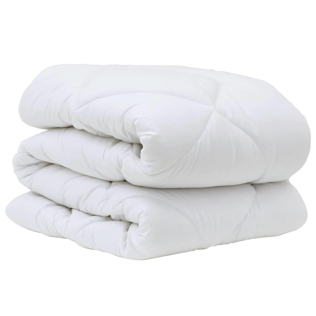 Zimní Přikrývka 200 X 135 X 5 Cm Zima Polyester Bílá Prodyšný