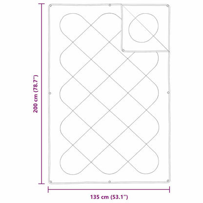 2-In-1 Duvet Zima Polyester Bílá Prodyšný