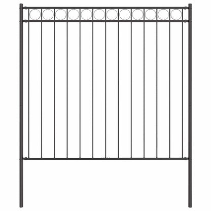Prvek Plotu Assen 170 X 170 Cm Ocel Šedá