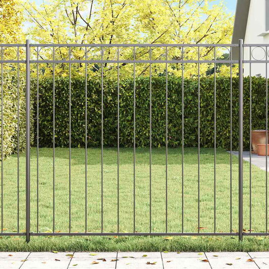 Prvek Plotu Assen 170 X 120 Cm Ocel Šedá