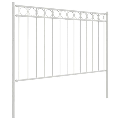 Prvek Plotu Assen 170 X 150 Cm Ocel Bílá