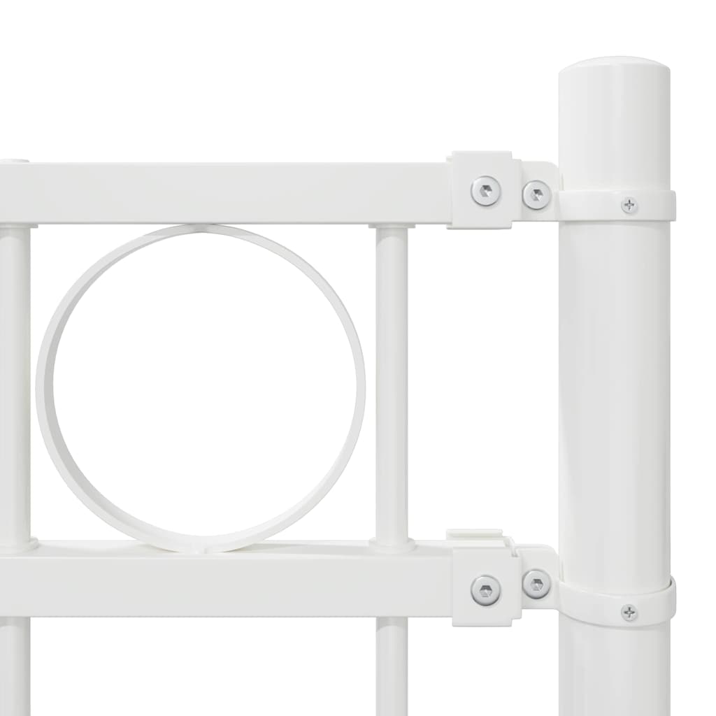 Prvek Plotu Assen 170 X 200 Cm Ocel Bílá