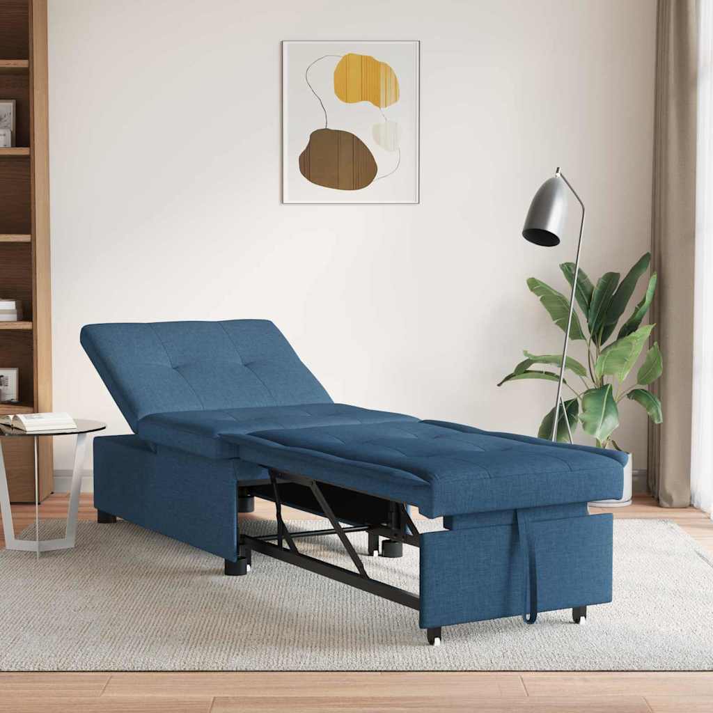 Vysouvací Pohovka 194 X 50 X 82 Cm Textil