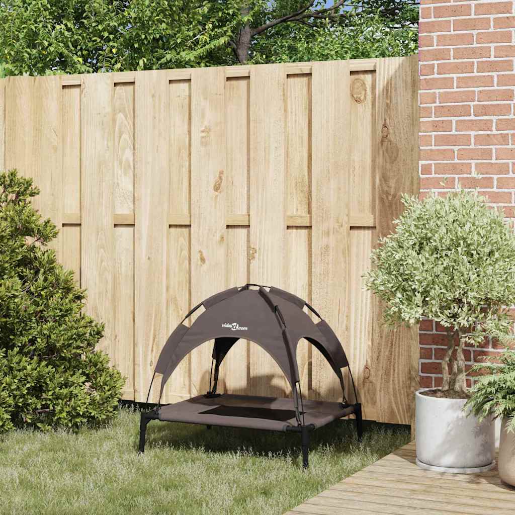 Psí Postel Hnědá 76 X 62 X 70,5 Cm Ocel