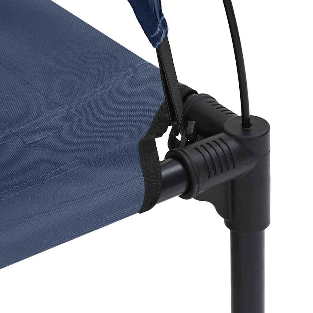 Psí Postel Námořnická Modrá 122 X 93 X 106,5 Cm Ocel