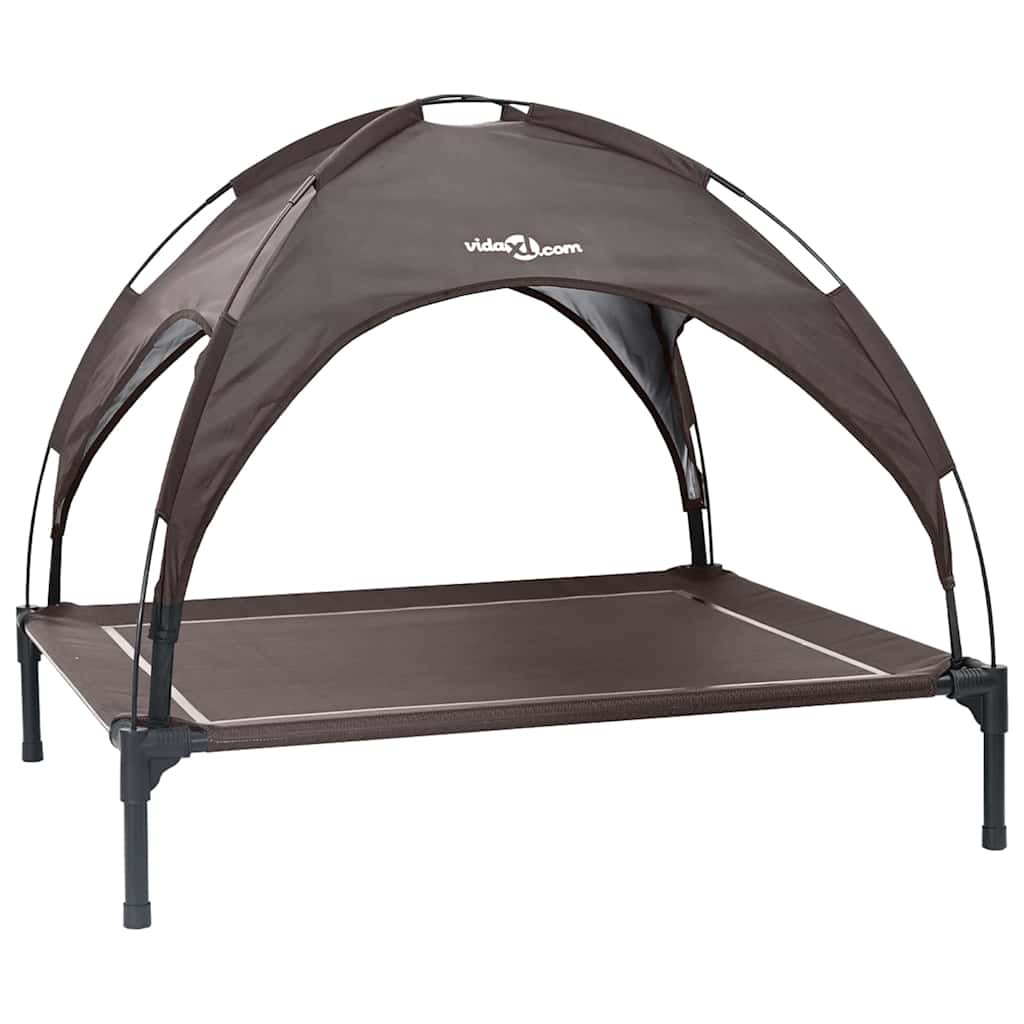 Psí Postel Hnědá 104 X 86 X 84,5 Cm Ocel