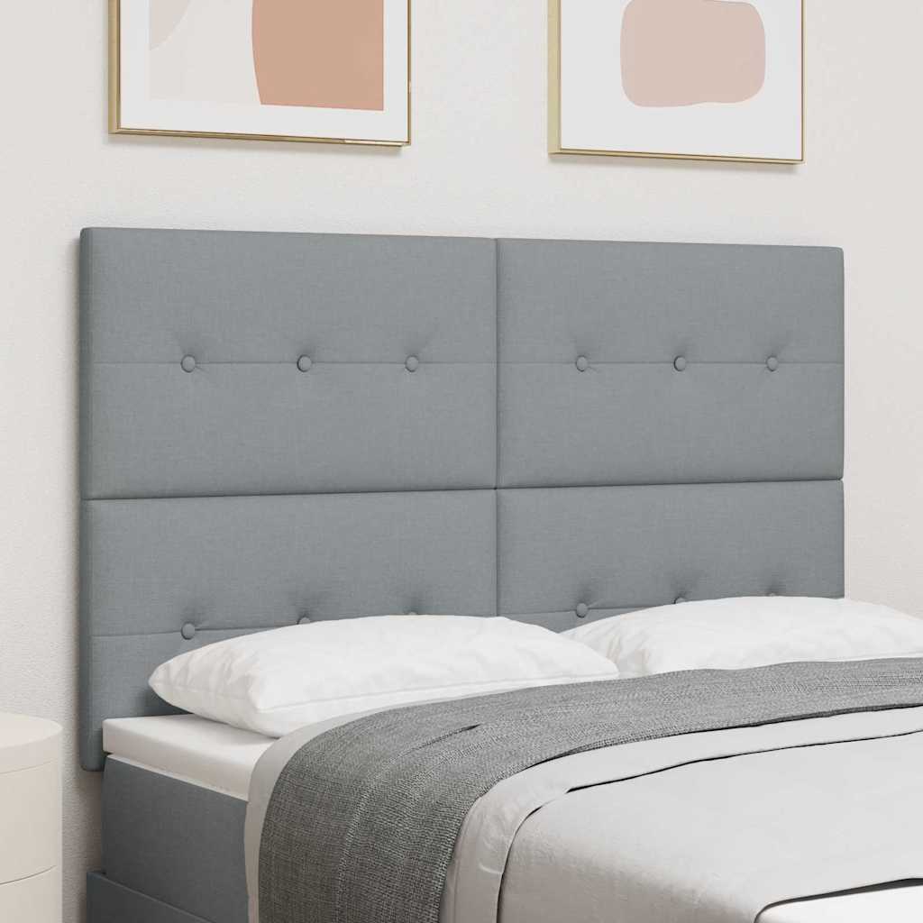 Výškově Nastavitelné Čelo Postele S Čelo 144 Cm Textil